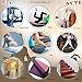 ELUTONG Pilates Yoga Non Slip Grips Socks 4 Pairs Sticky Ballet Workout Hospital Socks for Women