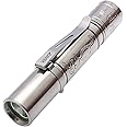 Premium Titanium Alloy Version Keychain flashlight XENO ES1 Ti with Detachable Clip, 6 Modes, AA*1 battery, Waterproof - CW