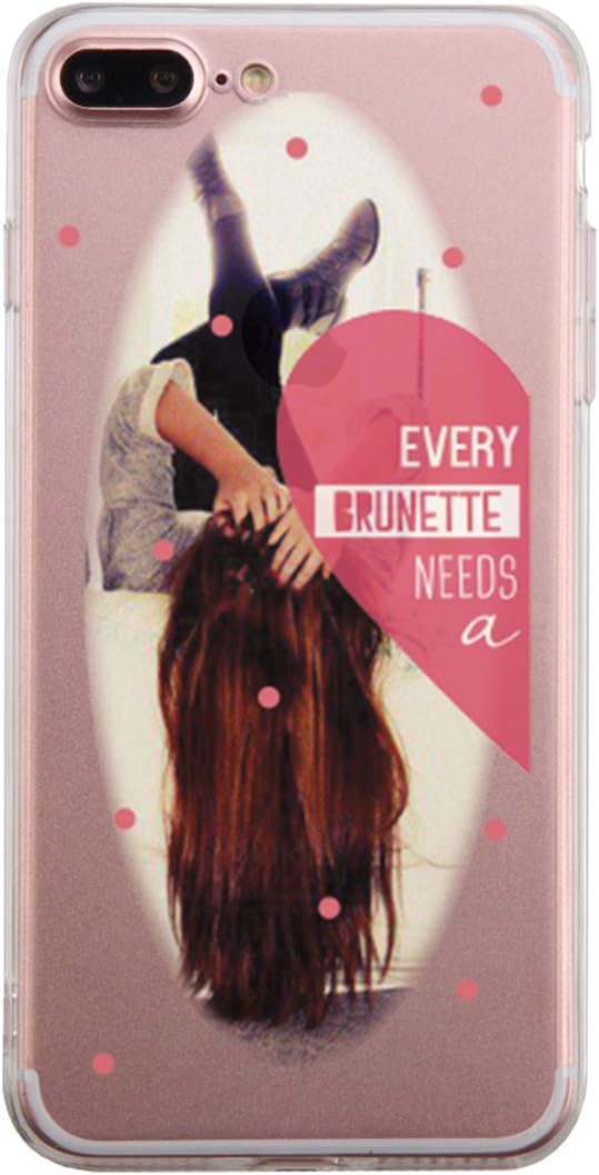 365 Printing Brunette Best Friend iPhone 7 Plus Phone Case Clear Phonecase