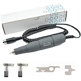 Zmtfqymx H37L1 Micromotor Handpiece ONLY, 0-35,000 RPM Micro Motor for Woodcarving, Silicone, Glasswork, Artware, Ceramics, Jewelry &amp; DIY Crafts,Compatible with Marathon Control Box