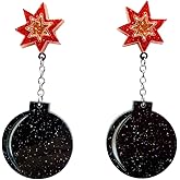 CutieJewelry Women's Novelty Creative Unique Dangle Earrings (Bomb)