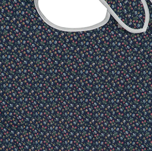 Duro-Med Mealtime Protector, Fancy Print Navy