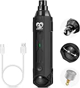Casfuy 6-Speed Dog Nail Grinder Newest Enhanced Quiet Rechargeable Electric