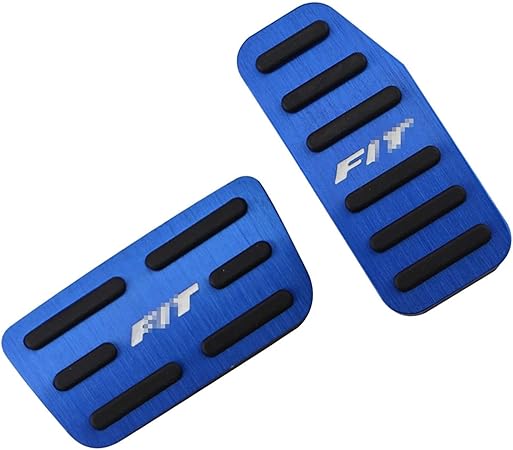 Amazon 車用 ペダル 2個 セットのat車ペダル用ホンダフィットジャズ11から交換部品アクセサリー自動ブレーキガスペダルプロテクターカバー ブレーキペダル 色 青い ペダル 車 バイク