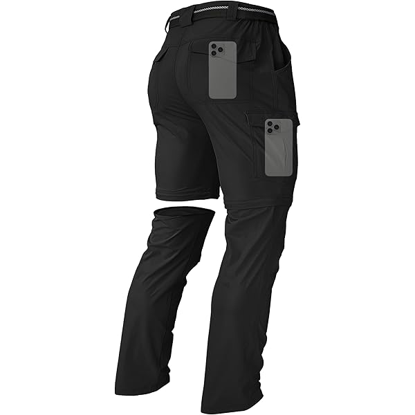 Amazon.com: Men's Hiking Pants Convertible Zip Off Lightweight