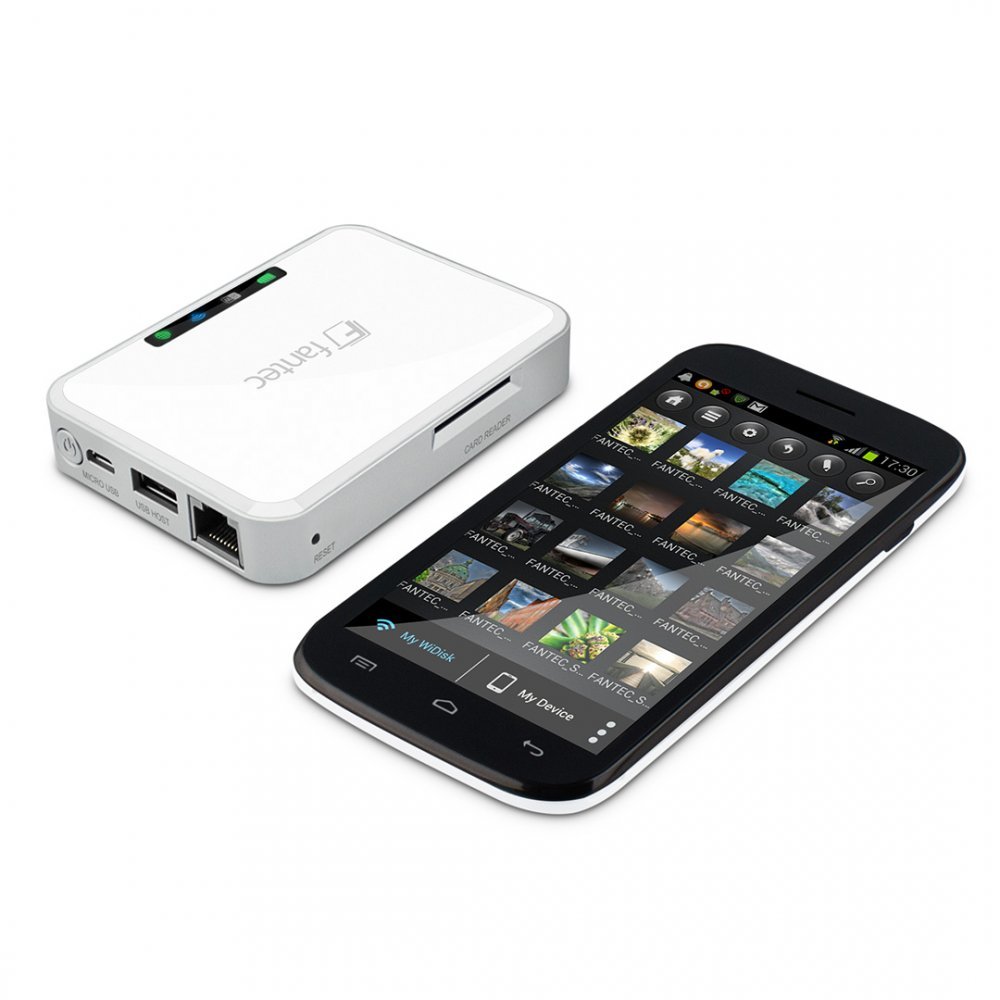 FANTEC Mobile WLAN Docking Station MWiD25-DS - network drive