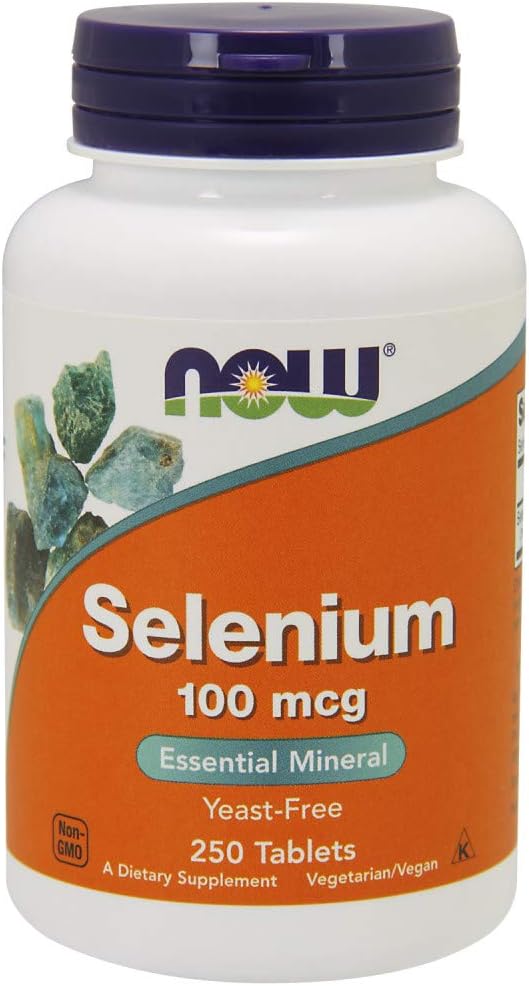 Now Foods, Selenium, Yeast Free, 100 mcg, 250 Tablets (2 PACK): Health & Personal Care