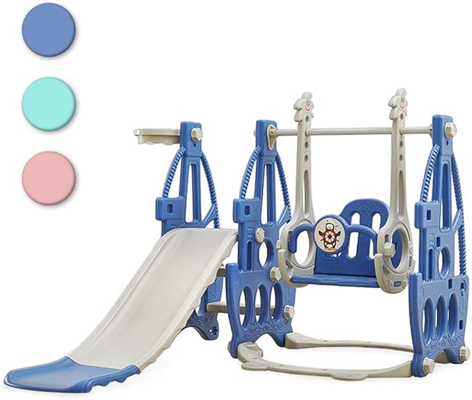 baby slide and swing set