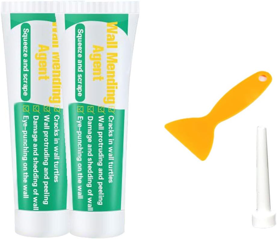 Wall Crack Repair Cream, Tuscome Wall Mending Agent DIY Wall Repairing Ointment, Waterproof Non-Corrosive (2 PCS)