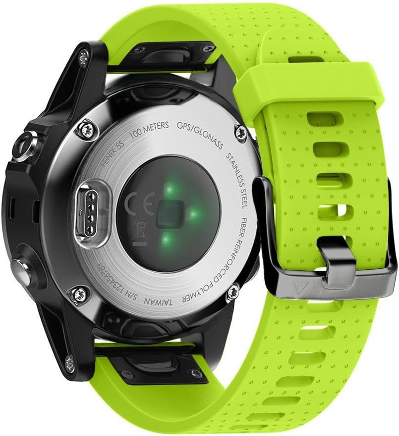 Shieranlee Compatible with Garmin Fenix 7s/Fenix 5S/Fenix 6S Strap,Silicone Sport Band 20mm Easy Fit for Garmin Fenix 7S/Fenix 5S Plus/Fenix 6S Pro/Fenix 7S/Fenix 7S Solar/Fenix 7S Sapphire Solar