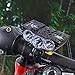 Nestling Solarstorm 1200Lm U2 XML CREE LED Mountain Cycle Lights Front Bike Lights Bicycle Light Headlamp Torch Headlight Rechargable Head Lights Flashlight 4x18650 Battery Rear Light (X3 Black)