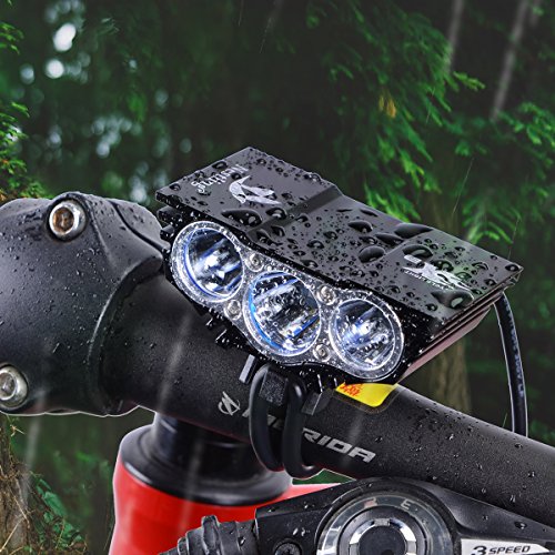 Nestling 3500 Lumen Bike Light Rechargeable Stepless dimming Taillight