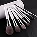 DUcare 8 Pcs Makeup Brushes Set With Designer Travel Case Cup, Professional With Synthetic Fiber