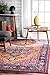 nuLOOM RZBD32B Fancy Persian Vonda Accent Rug, 2' x 3' , Orange