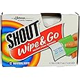 Shout Wipe & Go Instant Stain Remover Wipes 12 ea (Pack of 2)