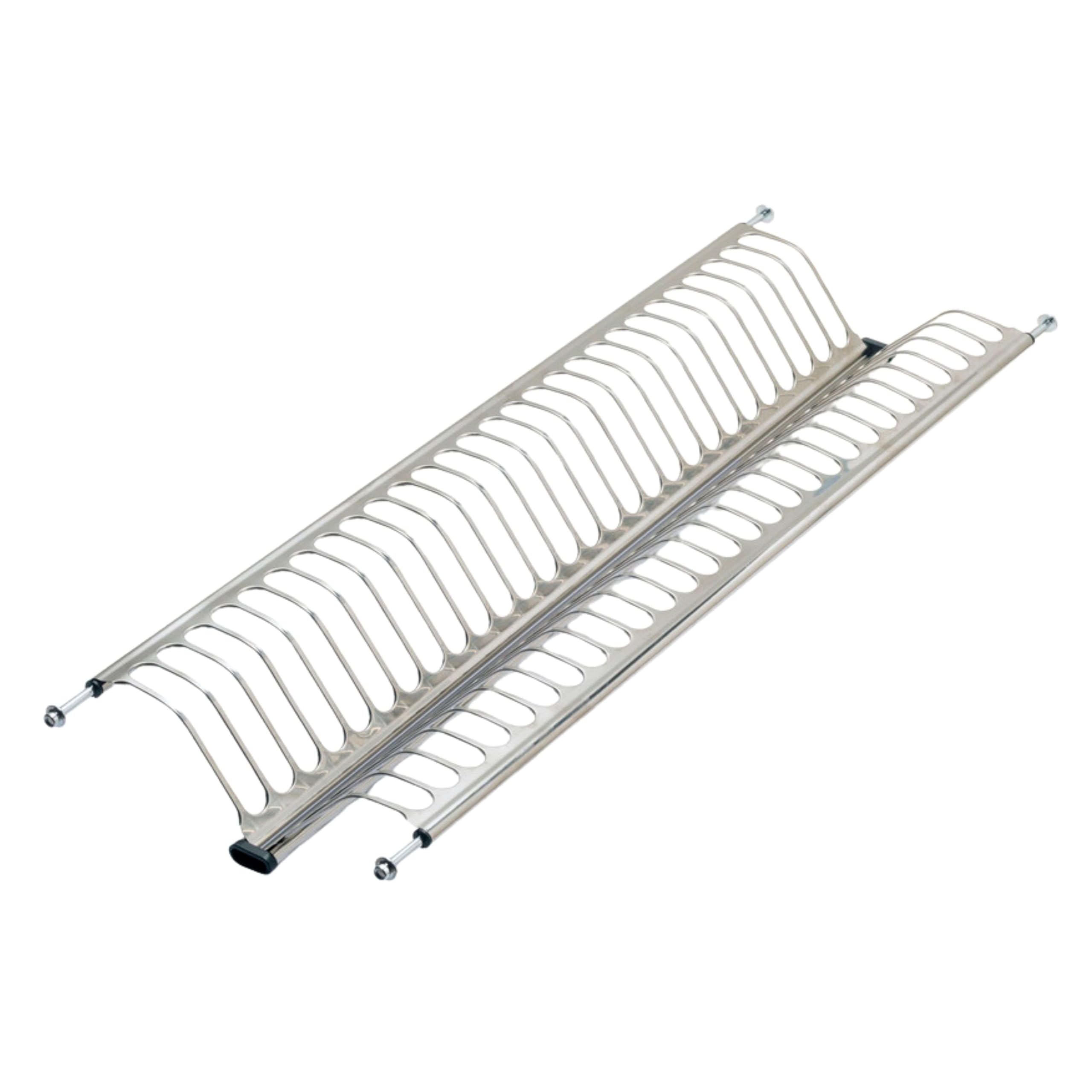 Emuca - Stainless Steel Dish Drying Rack for Standard 80 cm (31,4 inch) Width Kitchen Cabinet, Inner Width Module 735-770 mm — image 1