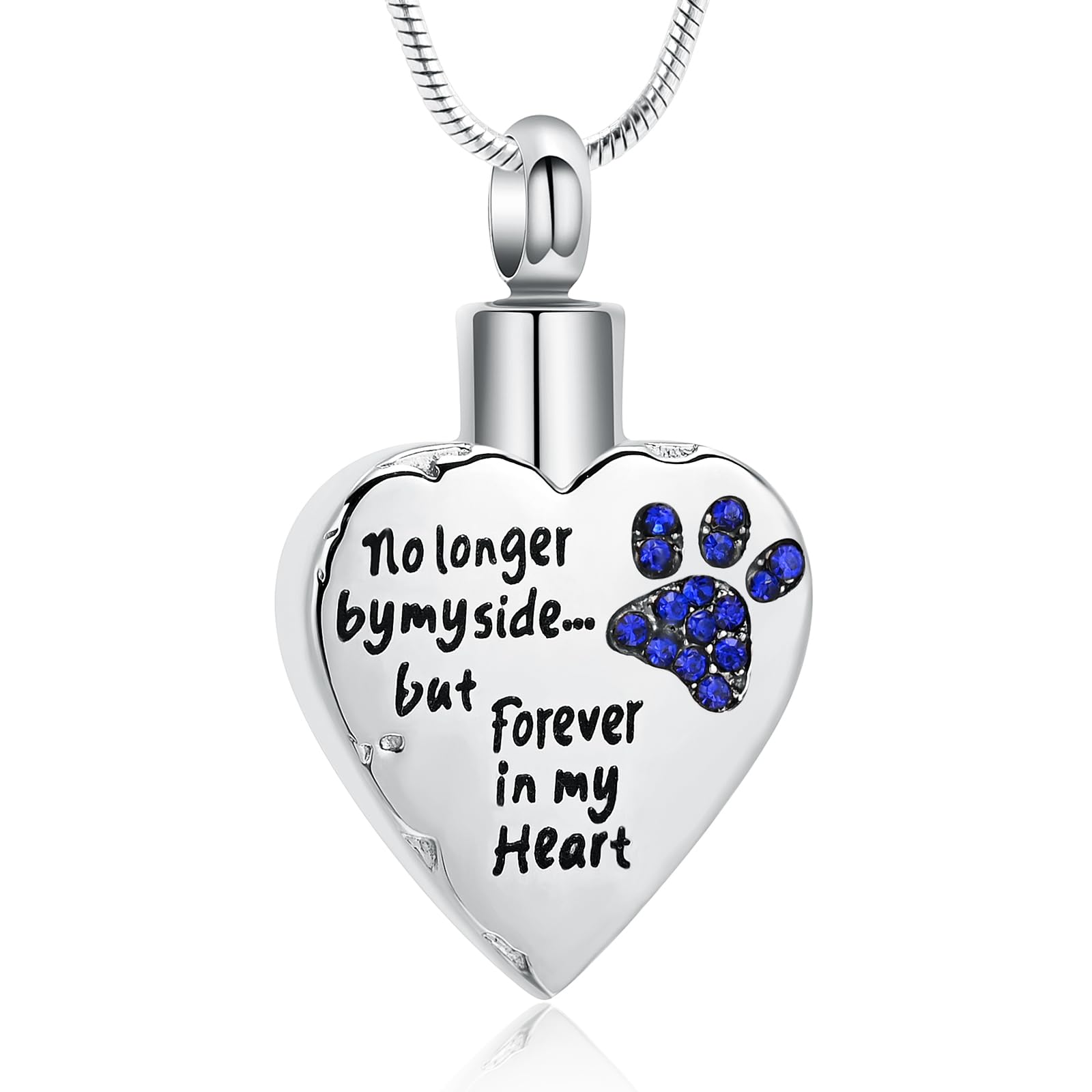 memorial jewelry Your Wings were Ready,But My Heart was Not Stainless Steel Carved Locket Cremation Urn Necklace for Pet Dog Cats