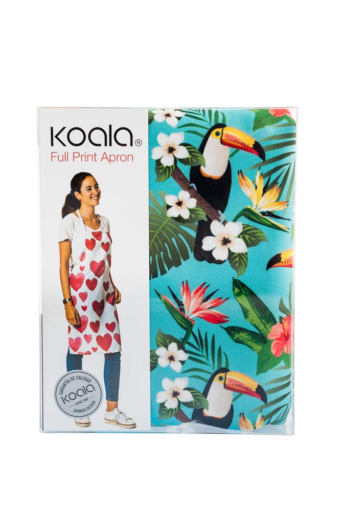 Koala Spain Toucans Full Print Apron, Polyester