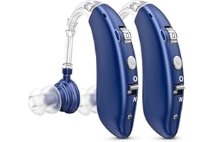 Soundure Hearing aids for Seniors , Rechargeable hearing aids for People with Hearing Loss - OTC Hearing Aids for Severe Hearing loss with Noise cancellation - Hearing amplifiers for seniors with Volume control - Hearing aids Rechargeable , Comfortable Wearing