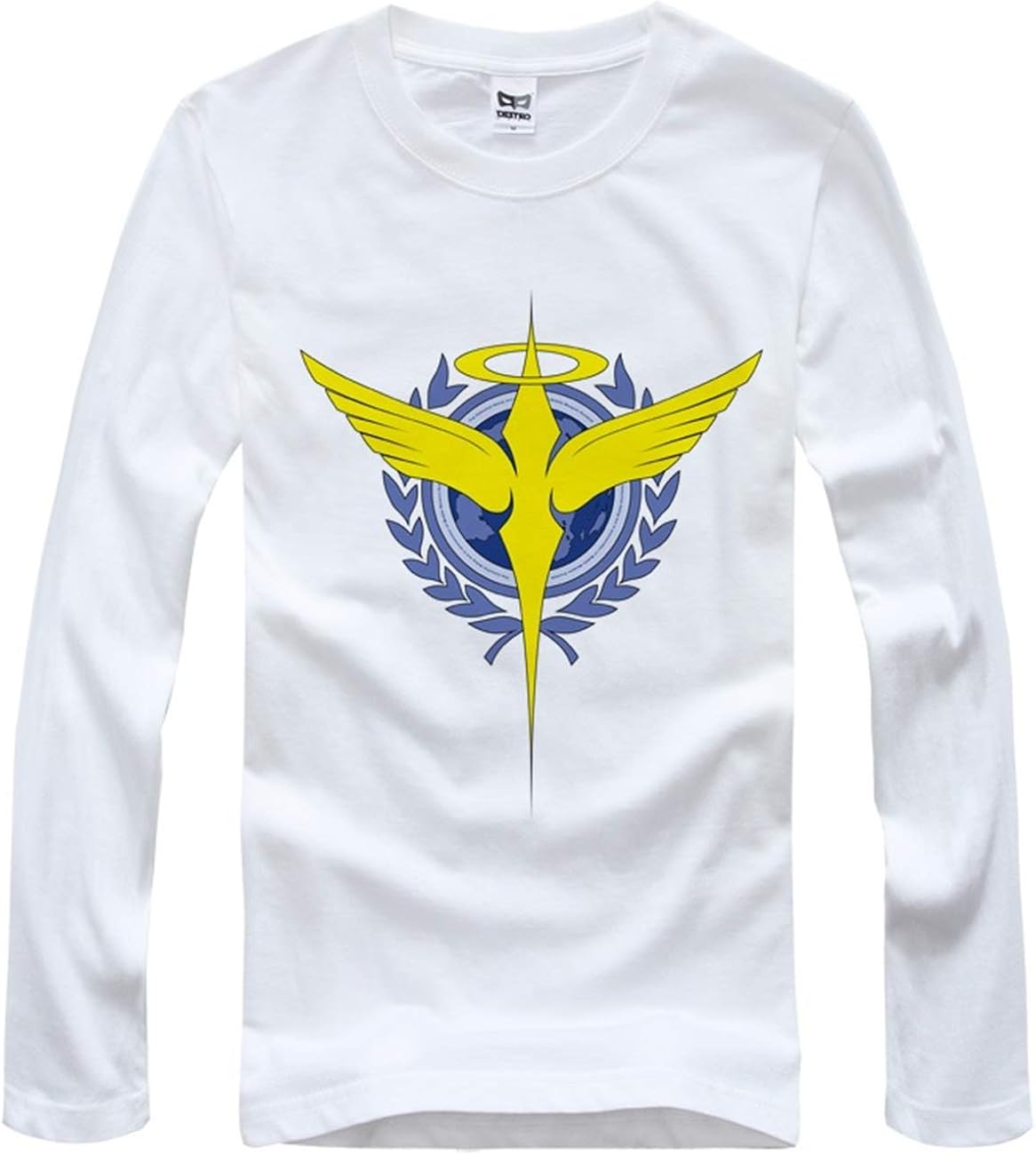 Amazon Qiaomi ガンダム ソレスタルビーイング Celestial Being Tシャツ メンズ 長袖 コットン 丸襟 シャツ 柔らかい 防寒 レディース おしゃれ 人気 ファッション 男女兼用 秋 冬 春 Tシャツ カットソー 通販