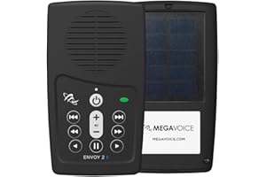English Standard Version (ESV) Narrated by David Heath MegaVoice Handheld Solar Powered Audio Bible Player (ESV-Solar)