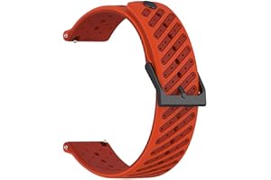 22mm Silicone Replacement Watch Band for Suunto Race Run Vertical 9 Peak Pro 5 Peak Adjustable Comfort Fit Strap Breathable S