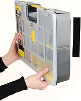 VELCRO Brand Heavy Duty Stick On Strips 50x100mm Set of 2 Black view 4