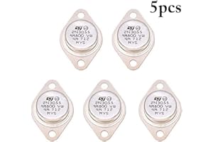 BANGCOOL 5PCS 2N3055 to-3 15A 60V NPN Power Transistor