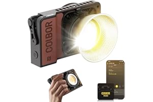 Video Light, COLBOR W100 100W COB LED Continuous Output Lighting 2700k-6500K CRI97+ Monolight with Bowens Mount APP Control f