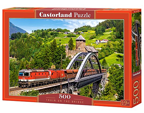 Castorland "Train On The Bridge" Puzzle (500 Piece)