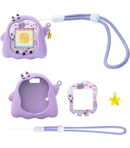 Coque de protection en silicone pour Tamagotchi Uni (2023) Pet Machine Coque en silicone pour console de jeu pour animaux domestiques (bleu