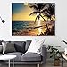 DIY Diamond Painting with Numbering Kit, 5D Full Diamond Round Rhinestones Adult Painting Diamond Painting Kit Sandy Beach Cross Stitch Art Craft Home Living Room Room Wall Decor,12x18 Inch