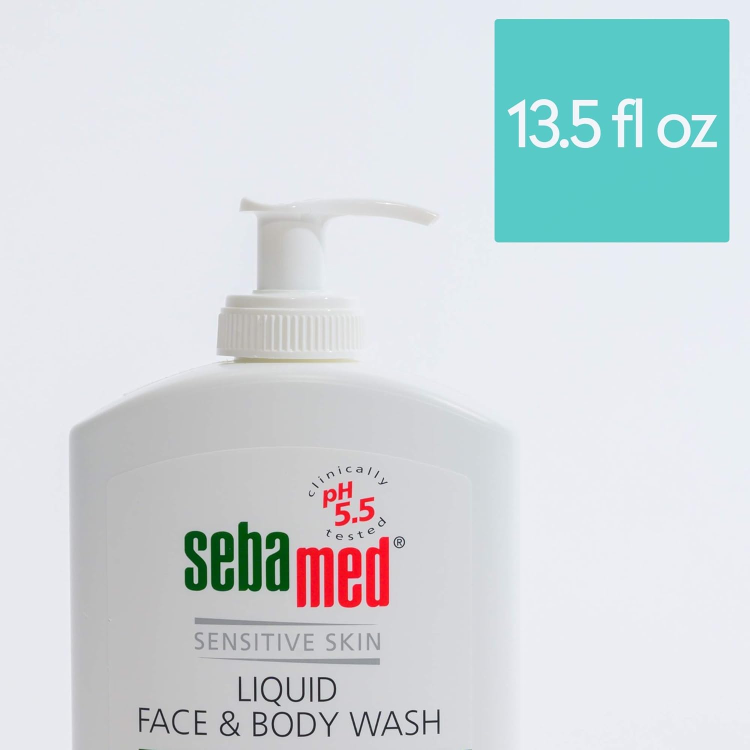 Sebamed Paraben-Free Liquid Face and Body Wash with Pump pH 5.5 Dermatologist Recommended Mild Hydrating Cleanser for Sensitive Skin 13.5 Fluid Ounces (400 Milliliters) : Sport Sunscreens : Beauty