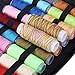 Sewing Project Kits - Aeifond Portable Basic Sewing Accessories for Home Travel, 24 Color Spools of Thread, Mini Sewing Kits Supplies for Beginners Emergency Family Adult Kids Girls to Mending Sewing