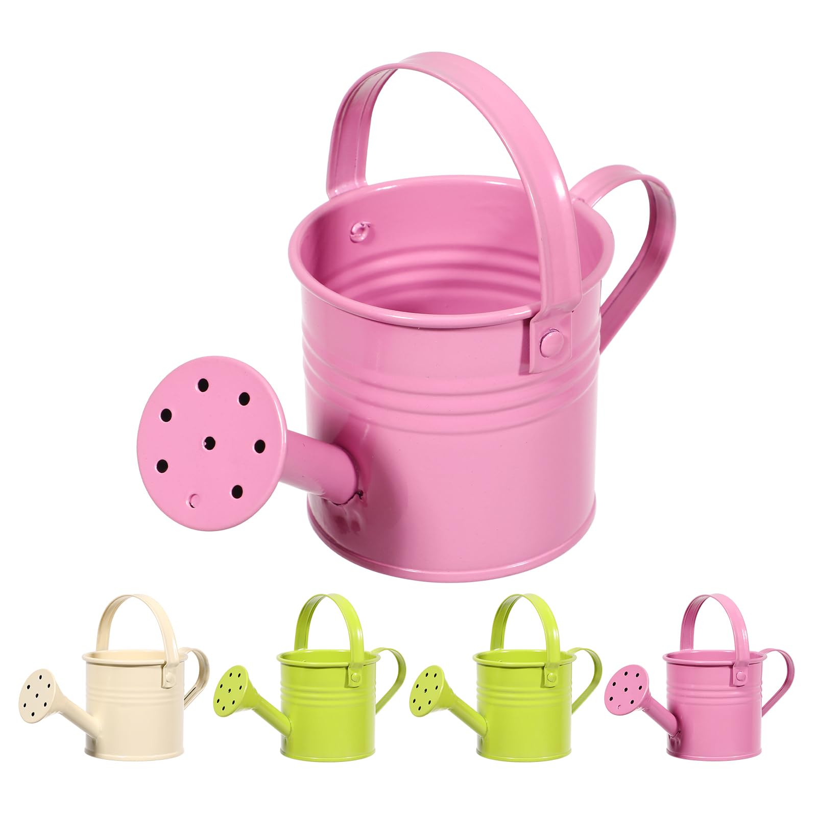 YARNOW 5 Pcs Kids Watering Can Small Metal Watering Can Small Watering Can for Indoor Plants (Random Color)