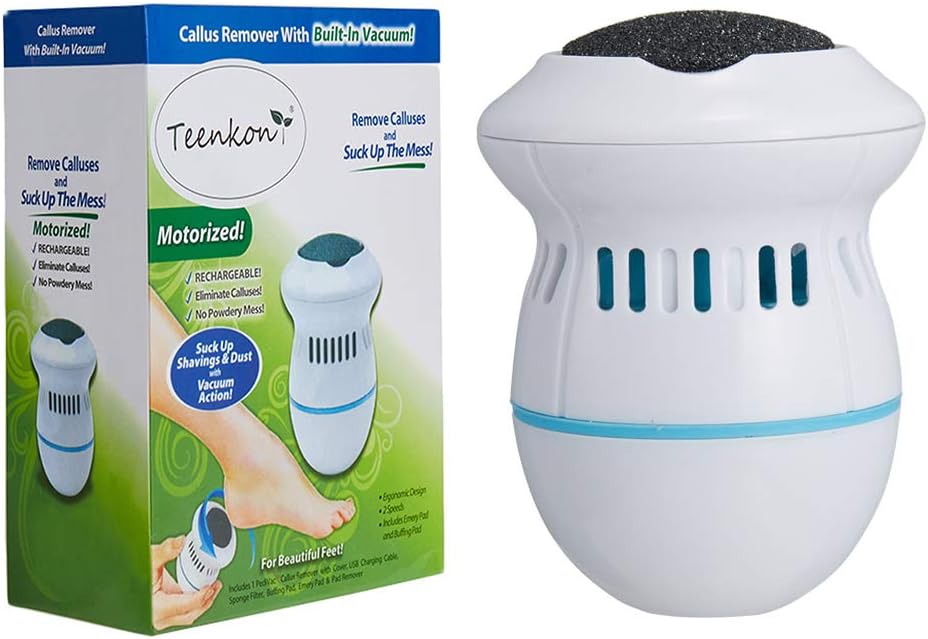 Feet Callus Remover, Portable Electric Foot File, Rechargeable Natural