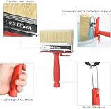 Sukudon 2 Pcs Wallpaper Paste Brush Large Masonry Paint Brush Set 12cm view 4