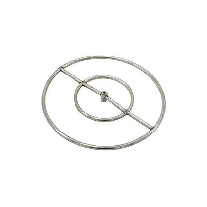 Amazon Com Rasmussen Stainless Steel Fire Pit Burner Ring Frb24