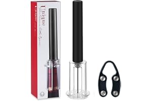 Mincham Wine Opener, Air Pressure Pump Corkscrew Wine Bottle Opener with Foil Cutter, Gifts to Wine Lovers