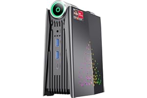 KAMRUI [Gaming PC] Ryzen Mini PC, Desktop Small Computer AMD Ryzen 7 5800U,16GB DDR4 512GB NVME SSD Mini Desktop Computer,Mini PC Gaming WiFi6/BT5.2,4K UHD/RGB Lights,3 Adjustable Mode