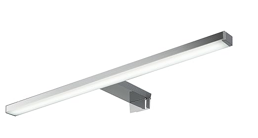 FACKELMANN LED-Aufsatzleuchte/Maße (B x H x T): ca. 50 x 4 x 12,5 cm/hochwertige LED-Leuchte fürs Badezimmer/Spiegelleuchte f