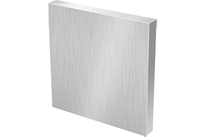 KSVZS Aluminum Bar 4"（100mm） X4（100mm） X1/2"（12mm）【1Pcs】 Aluminum Sheet Solid Aluminum Plate 6061 Flat Bar,CNC,Precision Machining