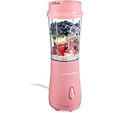Hamilton Beach Portable Blender for Shakes and Smoothies with 14 Oz BPA Free Travel Cup and Lid, Durable Stainless Steel Blad