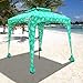 EasyGo Products Beach Umbrella & Sports Cabana, Turquoise Pineapple, 6' x 6'