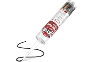 Kraken Bond High Temperature Black Fireplace Sealant 2732°F - (1x10.1oz.) Fire Resistance Up to 2732°F, High Temp Fire Caulk for Ovens, Stoves, Chimneys - Fast Dry, Paintable, Non-Flammable, 1 Pack