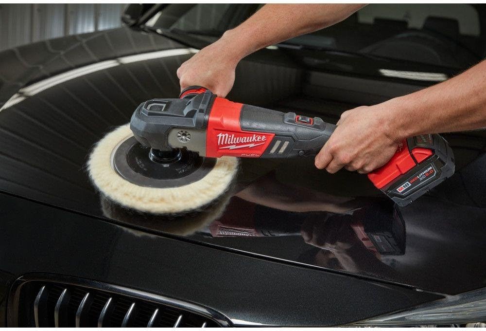 Milwaukee 2738-20 M18 18-Volt FUEL Lithium-Ion Brushless Cordless 7 inch Variable Speed Polisher (Tool-Only) - - 