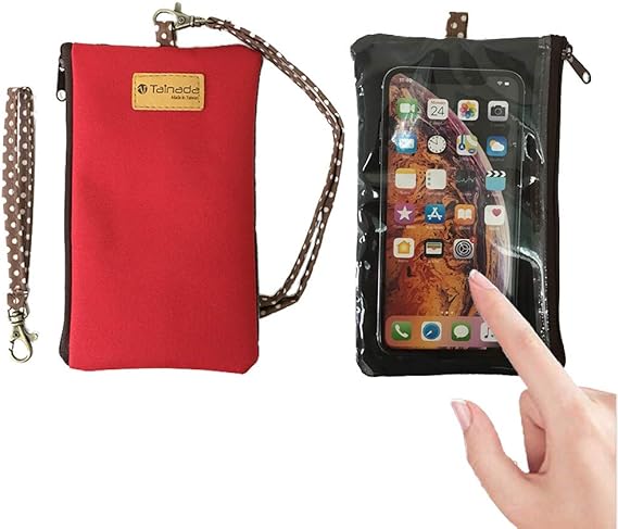 clear wristlet purse