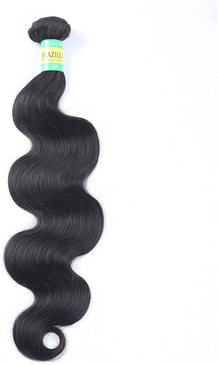 6A BELLABH Wholesale Price Brazilian Virgin Human Hair Extension Weaves Body Wave Wavy 10bundles Mixed Lengths Lot Free Expedited Shipping DHL (1kg 14inches, Natural Color)