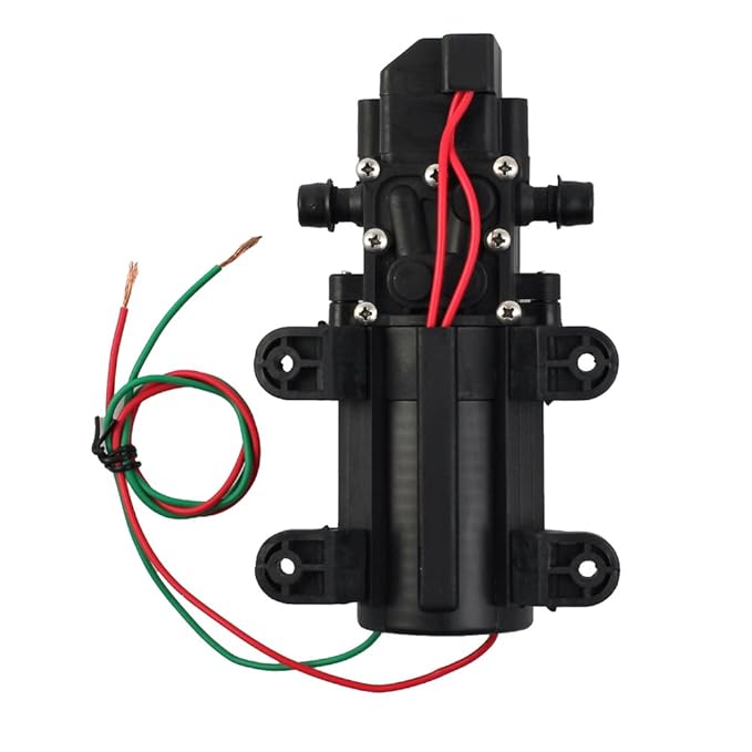 12V 4L//Min Hochdruck Automatische Wasserpumpe Membranpumpe für Boot Garten 60W