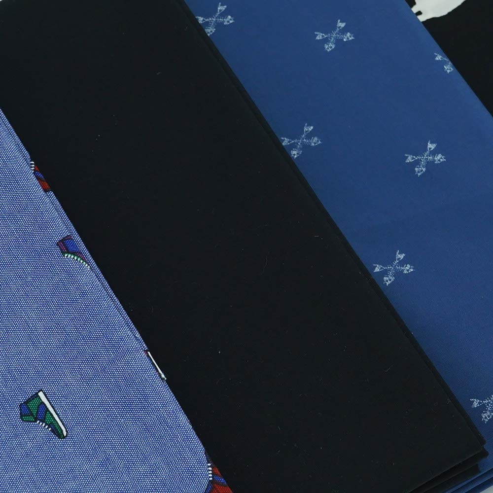 Master FAB -Black 100% Cotton Fabric by The Yard for Sewing DIY Crafting Fashion Design Washable Cloth Bundles Voile;Full Width cuttable39 x 55inches (100x140cm) (Black Solid)